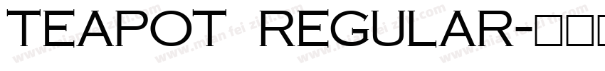 TeaPot Regular字体转换